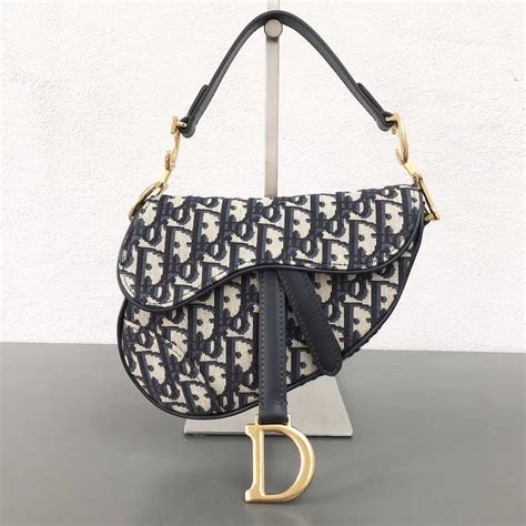 christian dior oblique saddle bag|blue dior oblique jacquard.